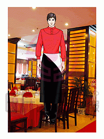 酒店西餐服務生制服516