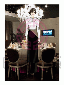 酒店西餐服務生制服518