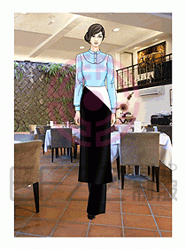 酒店西餐服務(wù)生制服519