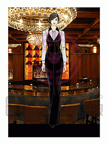 酒店西餐服務生制服543
