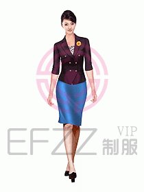 會(huì)所總臺(tái)接待制服147