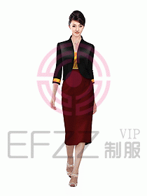 會(huì)所總臺(tái)接待制服148