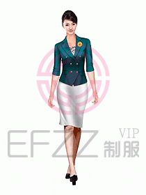 會所總臺接待制服158