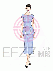 水療會所服務(wù)員制服225