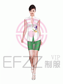 按摩技師服設計圖691