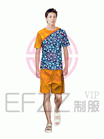 按摩技師服設計圖694