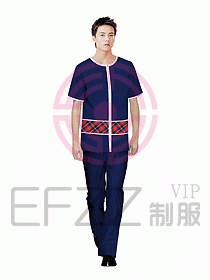 按摩技師服設計圖696