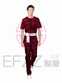 按摩技師服設計圖697