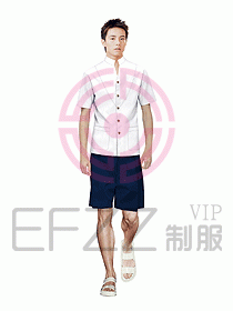 按摩技師服設計圖701