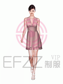 按摩技師服設計圖702