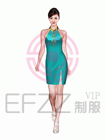 按摩技師服設計圖704