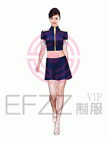 按摩技師服設計圖712