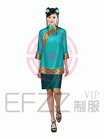 水療會(huì)所服務(wù)員制服259