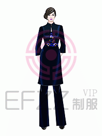 酒店中餐傳菜員制服095