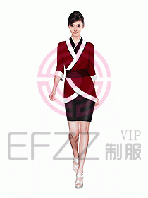 桑拿水療會所咨客制服244