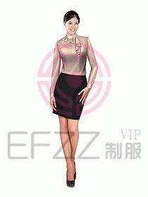 珠寶化妝品營業員制服823