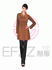 女職業裝秋冬大衣設計圖046