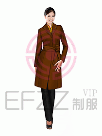 女職業裝秋冬大衣設計圖056