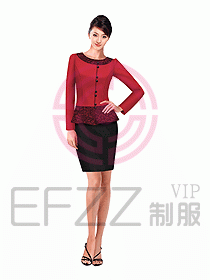 秋冬女職業裝設計圖468