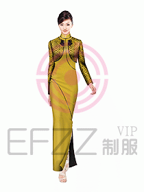 酒店中餐咨客制服493