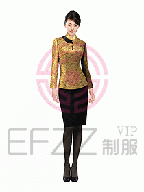 酒店中餐服務員制服設計圖963