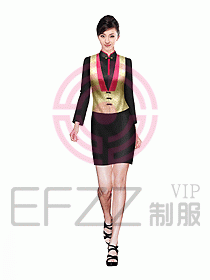 酒店中餐服務員制服設計圖989