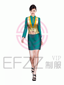 酒店中餐服務員制服設計圖990