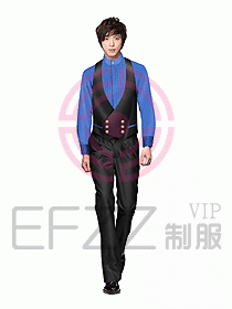 西餐服務員制服設計圖600