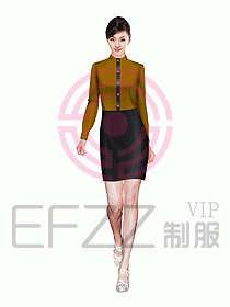 西餐服務員制服設計圖605