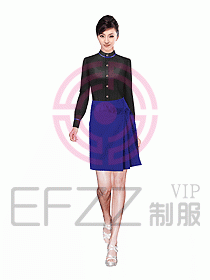 西餐服務員制服設計圖615