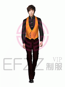 西餐服務員制服設計圖619