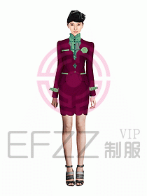 珠寶營業(yè)員制服設計圖923