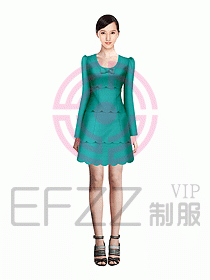 珠寶營業(yè)員制服設(shè)計(jì)圖937