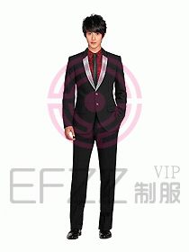 酒店部門經理西服設計圖213