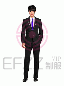酒店部門經理西服設計圖215