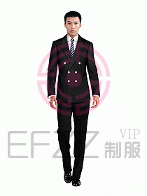 酒店部門經理西服設計圖220