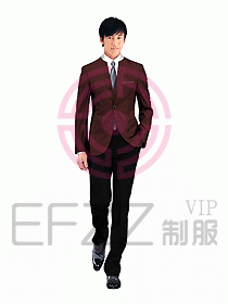 酒店部門經(jīng)理西服設(shè)計圖237