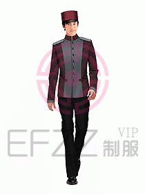 酒店門童制服設計圖594