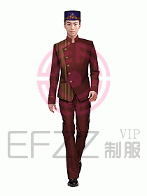 酒店門童制服設計圖598