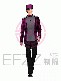 酒店門童制服設(shè)計(jì)圖606