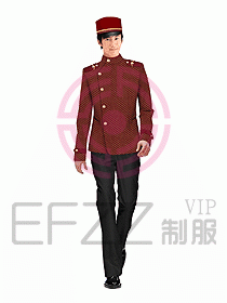 酒店門童制服設計圖608