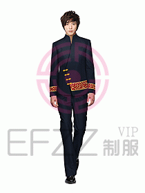 中餐服務員制服設計圖1015