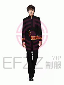 中餐服務員制服設計圖1019