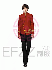 中餐服務(wù)員制服設(shè)計圖1021