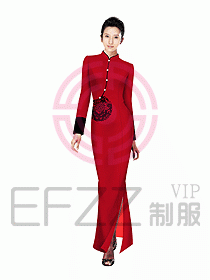中餐迎賓制服設計圖522