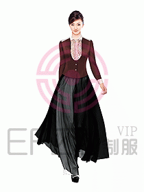西餐咨客制服設計圖270