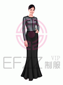 西餐咨客制服設(shè)計圖275