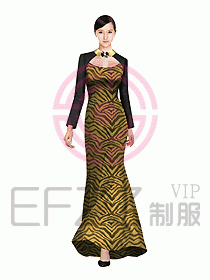 西餐咨客制服設計圖283