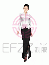 西餐服務員制服設計圖665