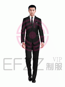酒店經(jīng)理職業(yè)裝西服257